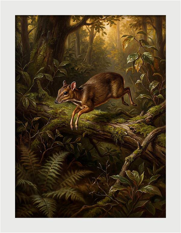 Chevrotain In The Forest