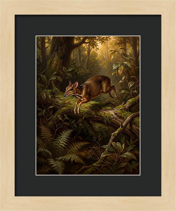 Chevrotain In The Forest