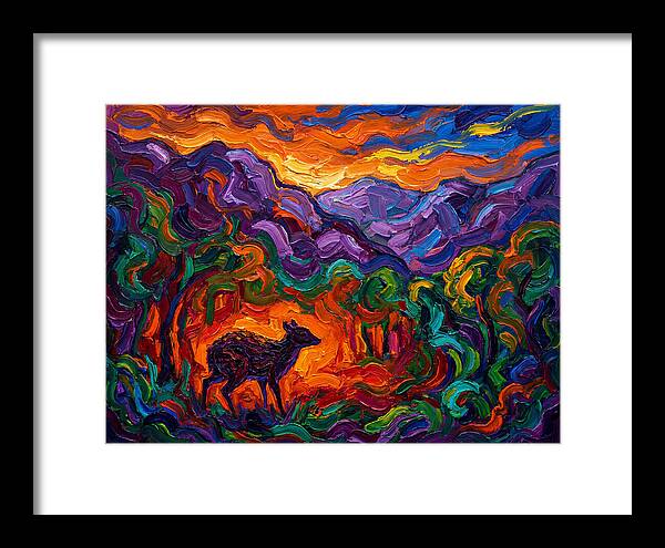 Chevrotain In Vibrant Landscape