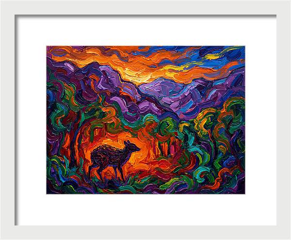 Chevrotain In Vibrant Landscape