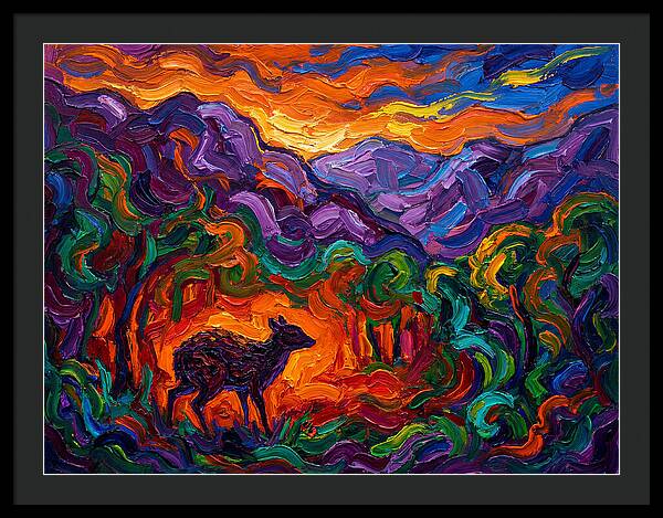 Chevrotain In Vibrant Landscape