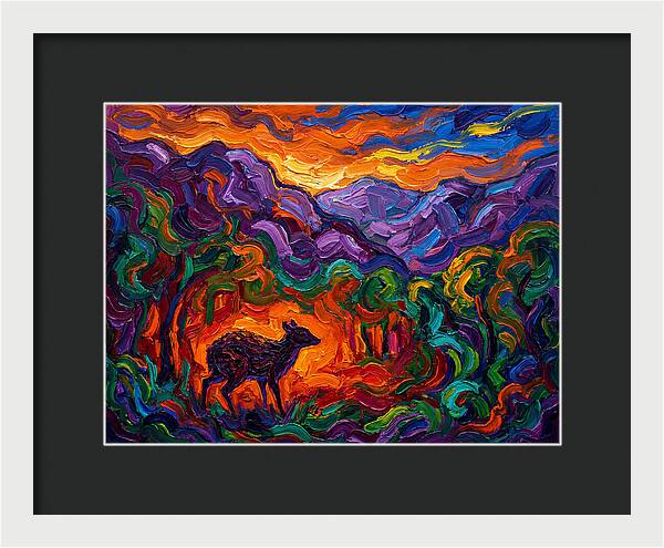 Chevrotain In Vibrant Landscape