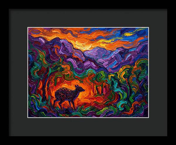 Chevrotain In Vibrant Landscape
