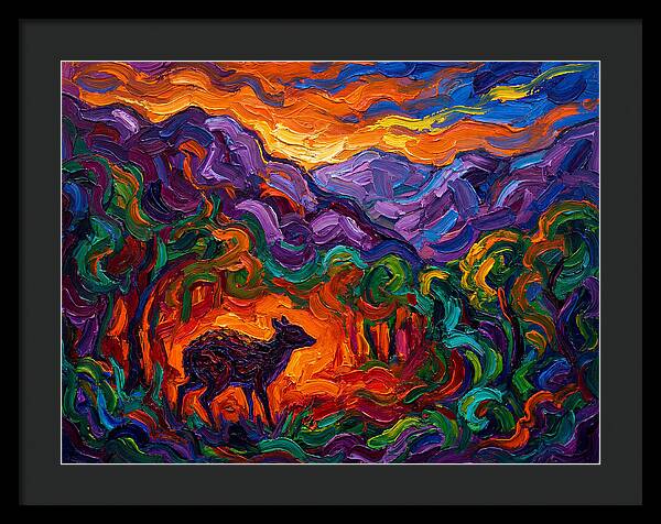 Chevrotain In Vibrant Landscape