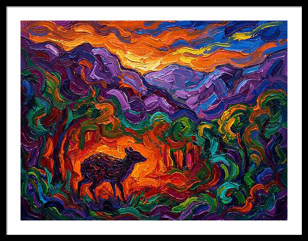 Chevrotain In Vibrant Landscape