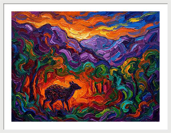 Chevrotain In Vibrant Landscape
