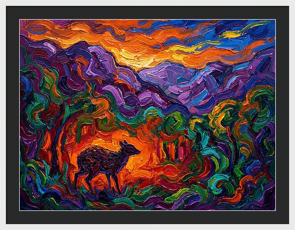 Chevrotain In Vibrant Landscape