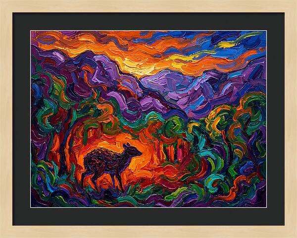 Chevrotain In Vibrant Landscape