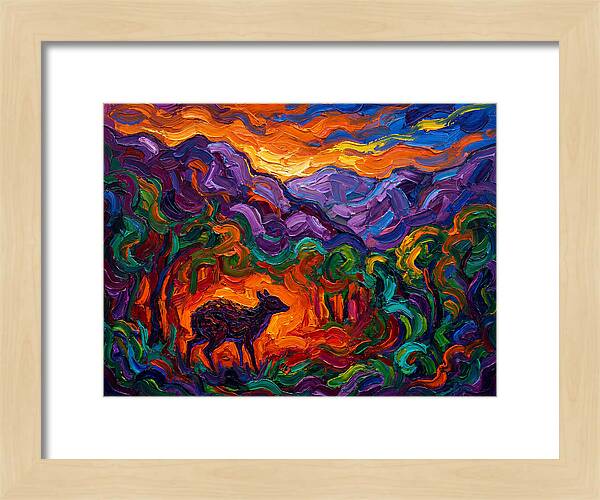 Chevrotain In Vibrant Landscape