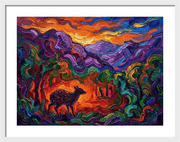 Chevrotain In Vibrant Landscape