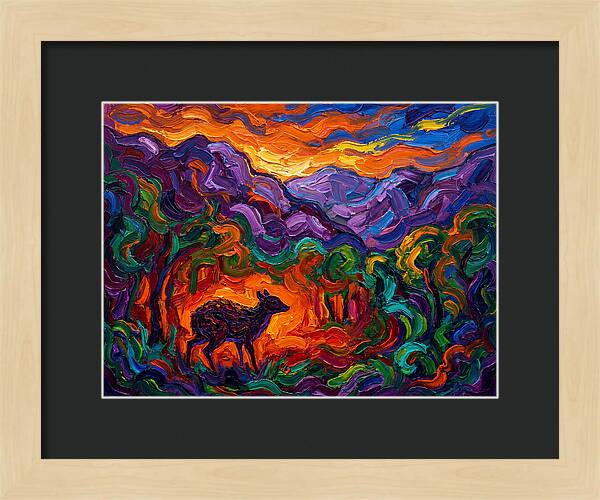 Chevrotain In Vibrant Landscape