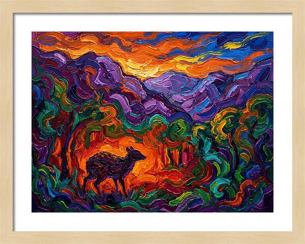 Chevrotain In Vibrant Landscape