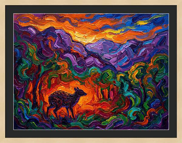 Chevrotain In Vibrant Landscape