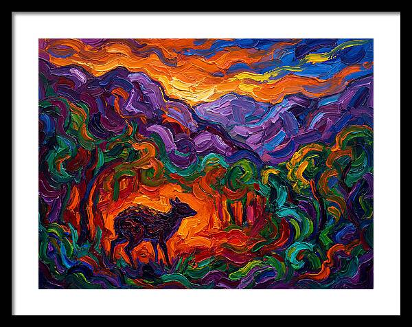 Chevrotain In Vibrant Landscape