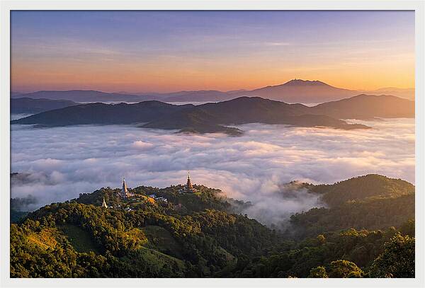 Chiang Mai Valley At Dawn