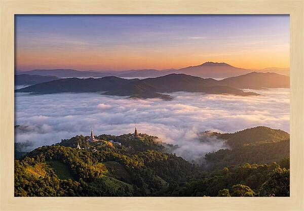 Chiang Mai Valley At Dawn