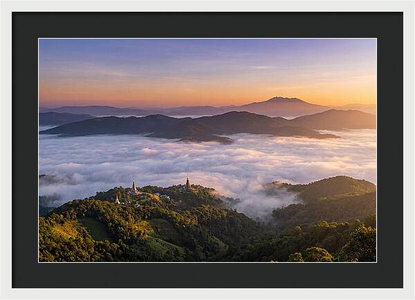 Chiang Mai Valley At Dawn