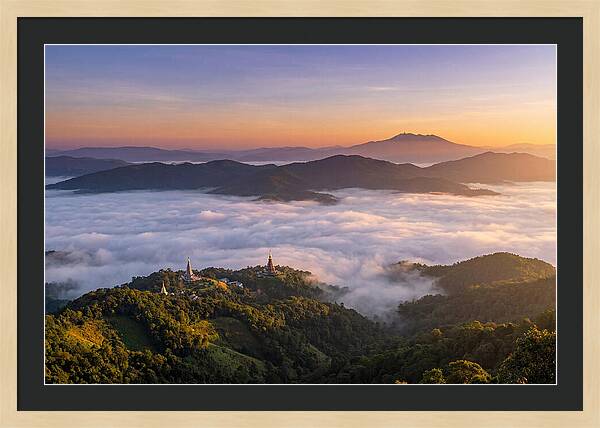Chiang Mai Valley At Dawn