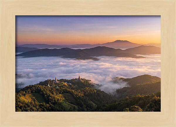 Chiang Mai Valley At Dawn