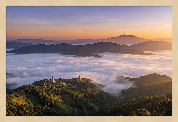 Chiang Mai Valley At Dawn