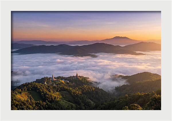 Chiang Mai Valley At Dawn