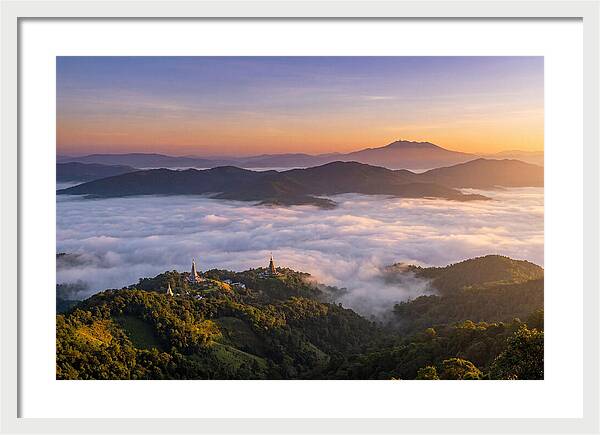 Chiang Mai Valley At Dawn