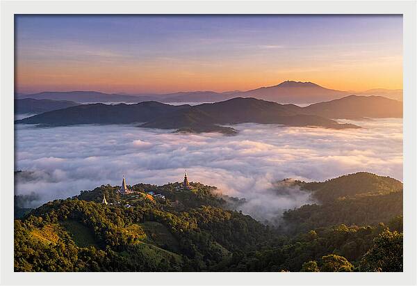 Chiang Mai Valley At Dawn