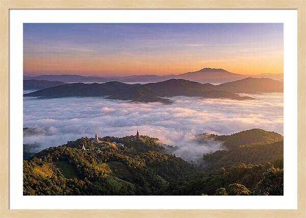 Chiang Mai Valley At Dawn