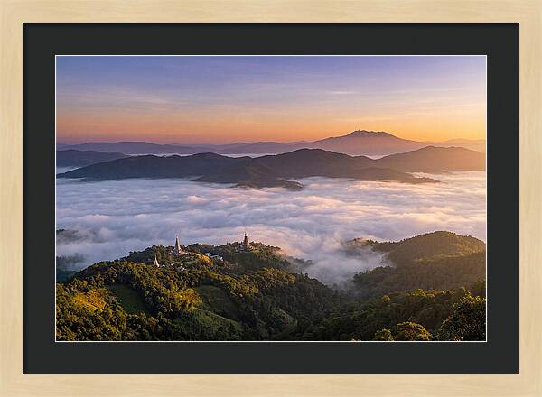 Chiang Mai Valley At Dawn