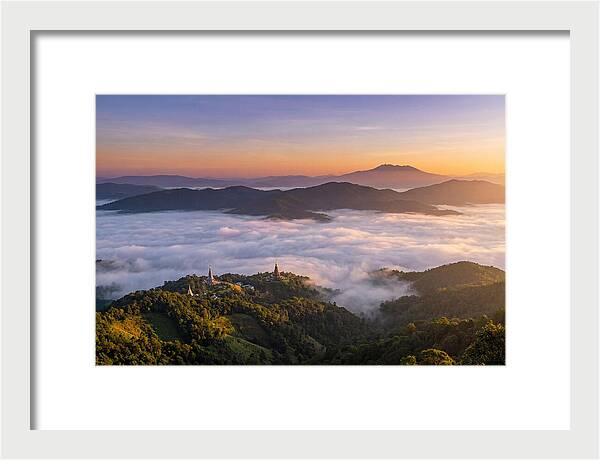 Chiang Mai Valley At Dawn