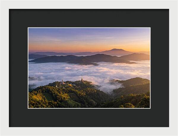 Chiang Mai Valley At Dawn
