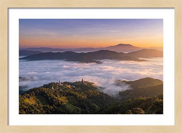 Chiang Mai Valley At Dawn
