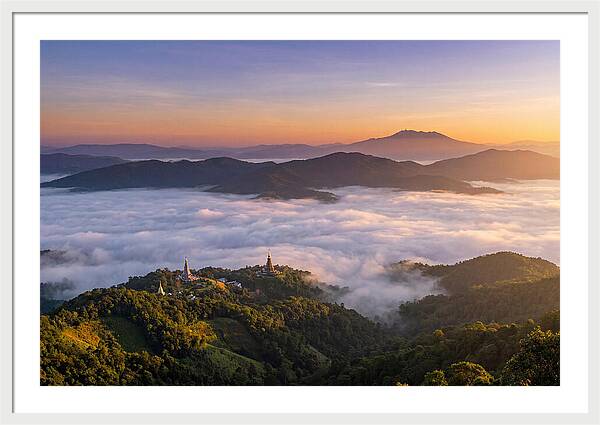 Chiang Mai Valley At Dawn