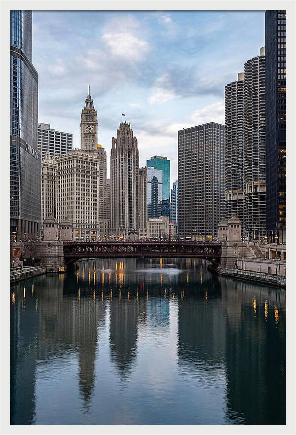 Chicago River Reflections