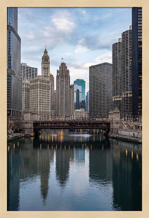 Chicago River Reflections