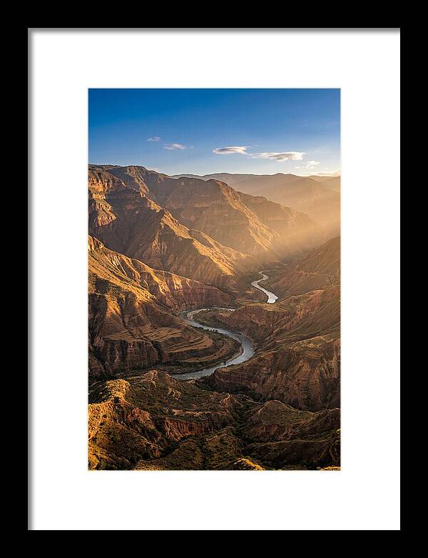 Chicamocha Canyon At Golden Hour