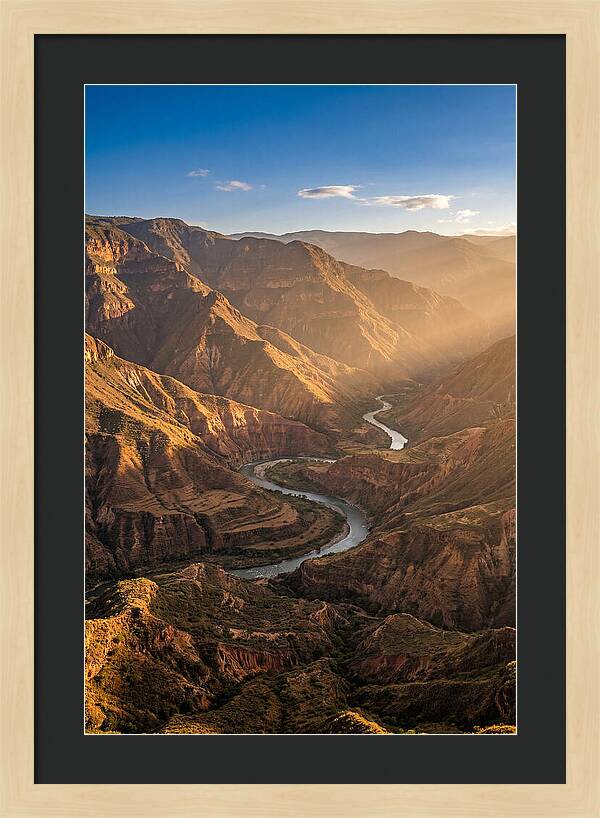 Chicamocha Canyon At Golden Hour