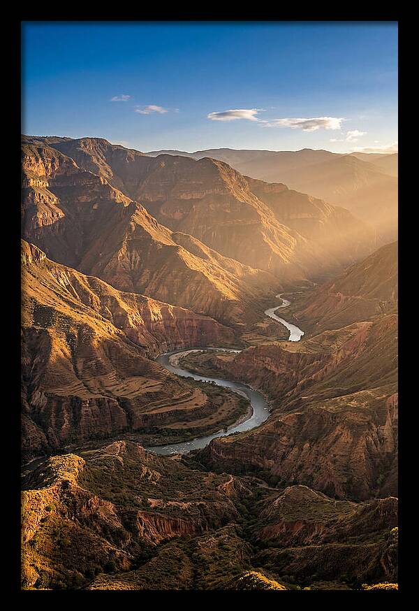 Chicamocha Canyon At Golden Hour
