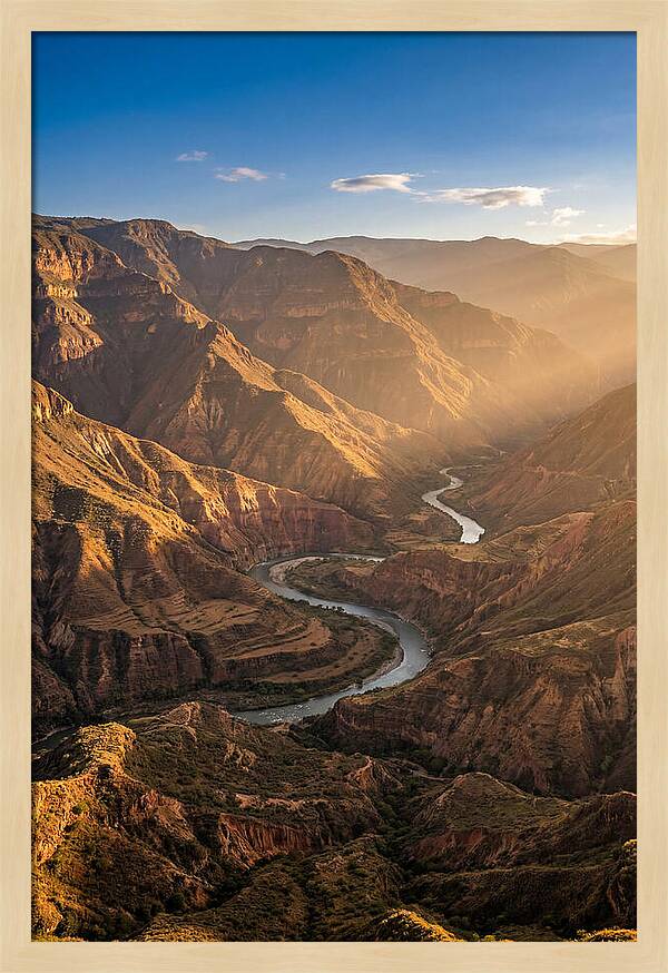 Chicamocha Canyon At Golden Hour