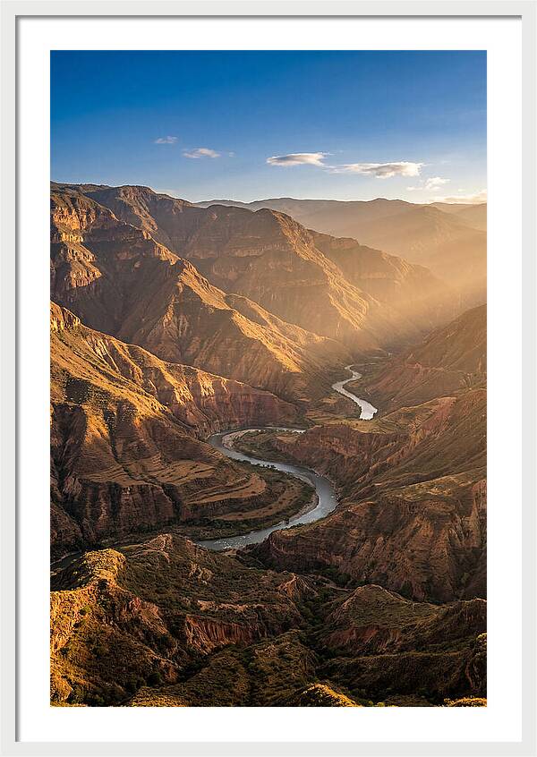 Chicamocha Canyon At Golden Hour