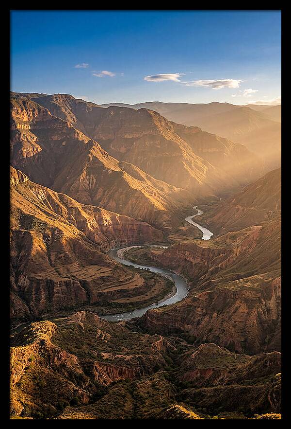 Chicamocha Canyon At Golden Hour