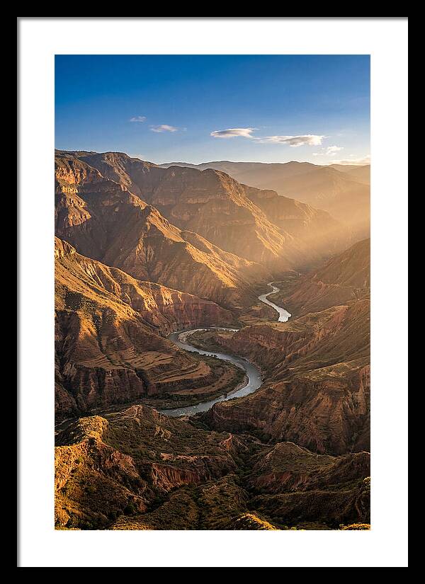Chicamocha Canyon At Golden Hour