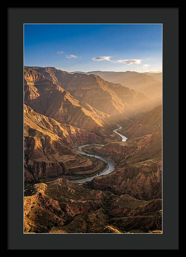 Chicamocha Canyon At Golden Hour
