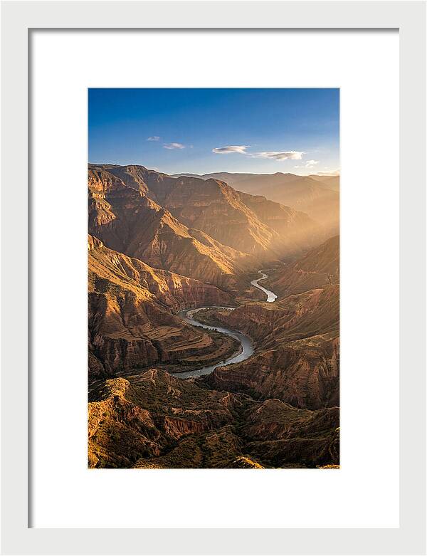 Chicamocha Canyon At Golden Hour