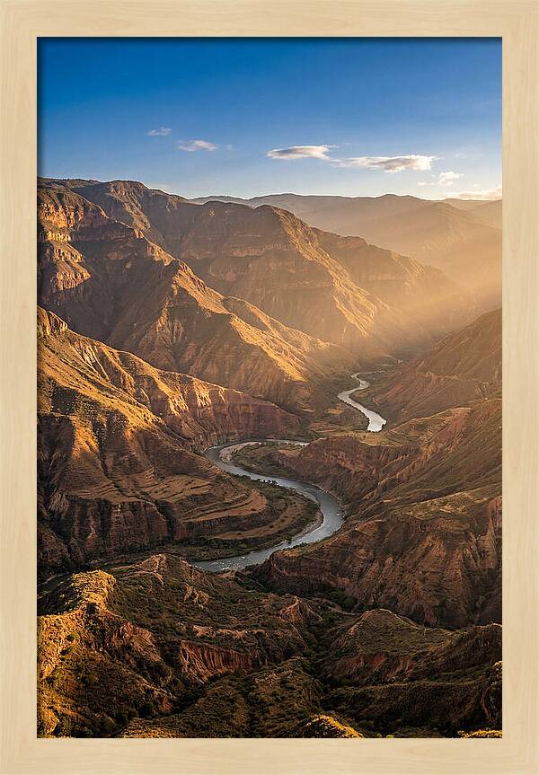 Chicamocha Canyon At Golden Hour