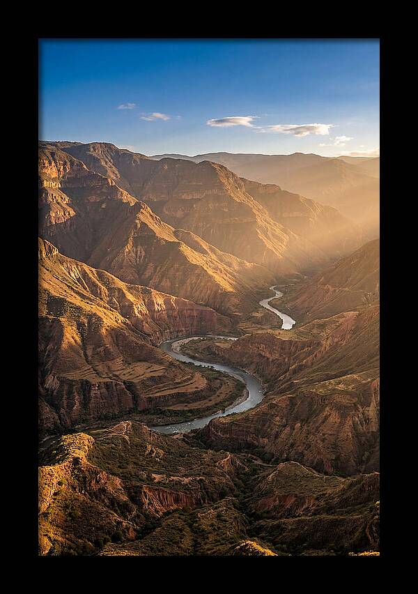 Chicamocha Canyon At Golden Hour