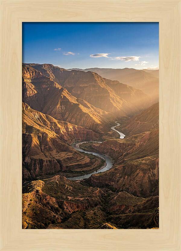 Chicamocha Canyon At Golden Hour