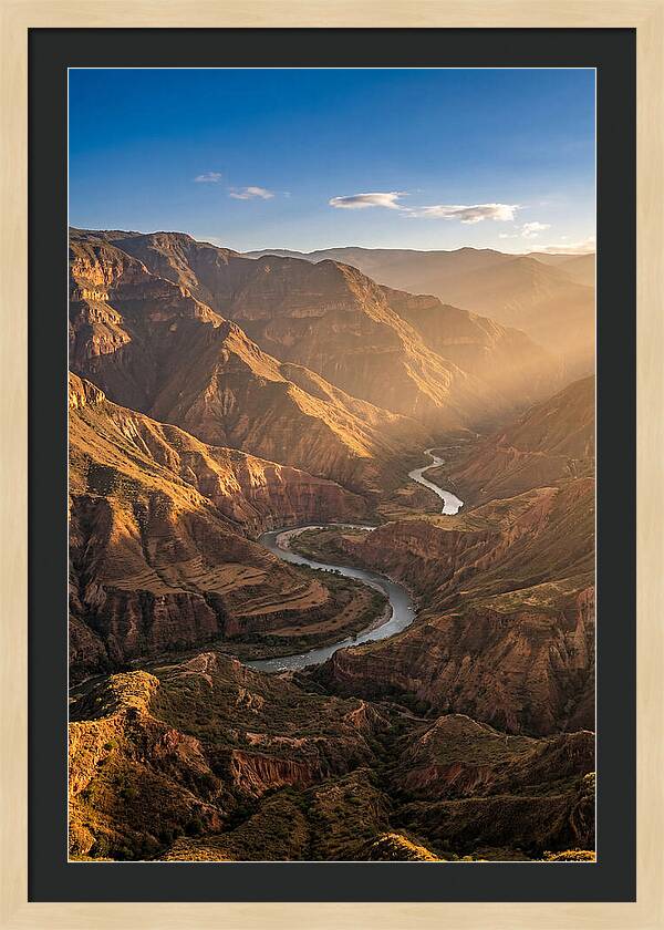 Chicamocha Canyon At Golden Hour