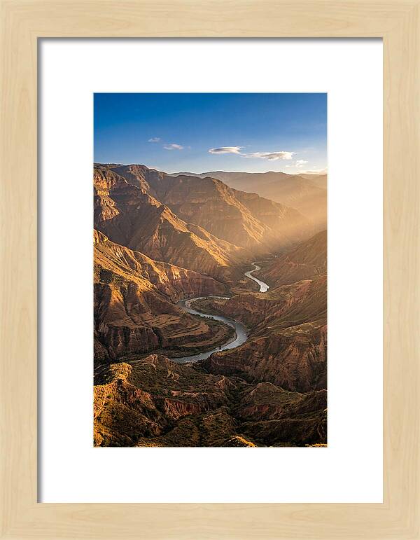 Chicamocha Canyon At Golden Hour