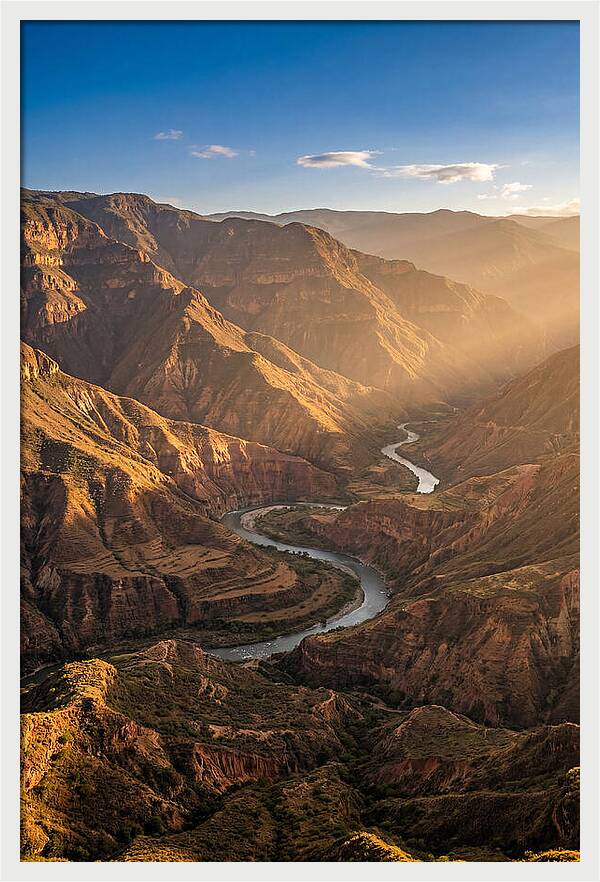Chicamocha Canyon At Golden Hour